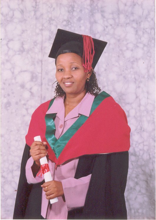Rehema on Graduation Ceremony UDSM 2001